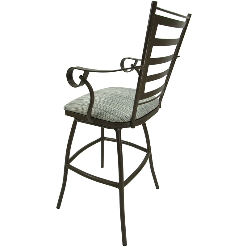 Outdoor Patio Extra Tall Swivel Bar Stool 35