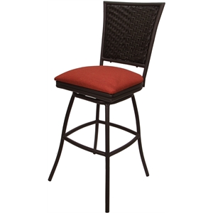 Swivel Counter 26&quot Bar Stool without Arms Erin Tobacco - Brown