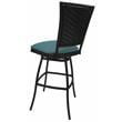 Outdoor Patio Extra Tall Spectator Swivel Armless Bar Stool 35