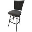 Outdoor Patio Extra Tall Spectator Swivel Armless Bar Stool 35