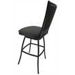 Outdoor Patio Extra Tall Spectator Swivel Armless Bar Stool 35