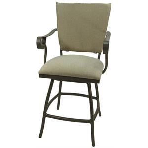 Tobias Designs Swivel Counter 26&quot Outdoor Bar Stool Jenna