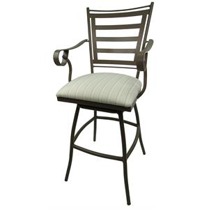 Swivel  30&quot Bar Stool without Arms Jenna