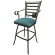 Outdoor Patio Extra Tall Spectator Swivel Bar Stool 35