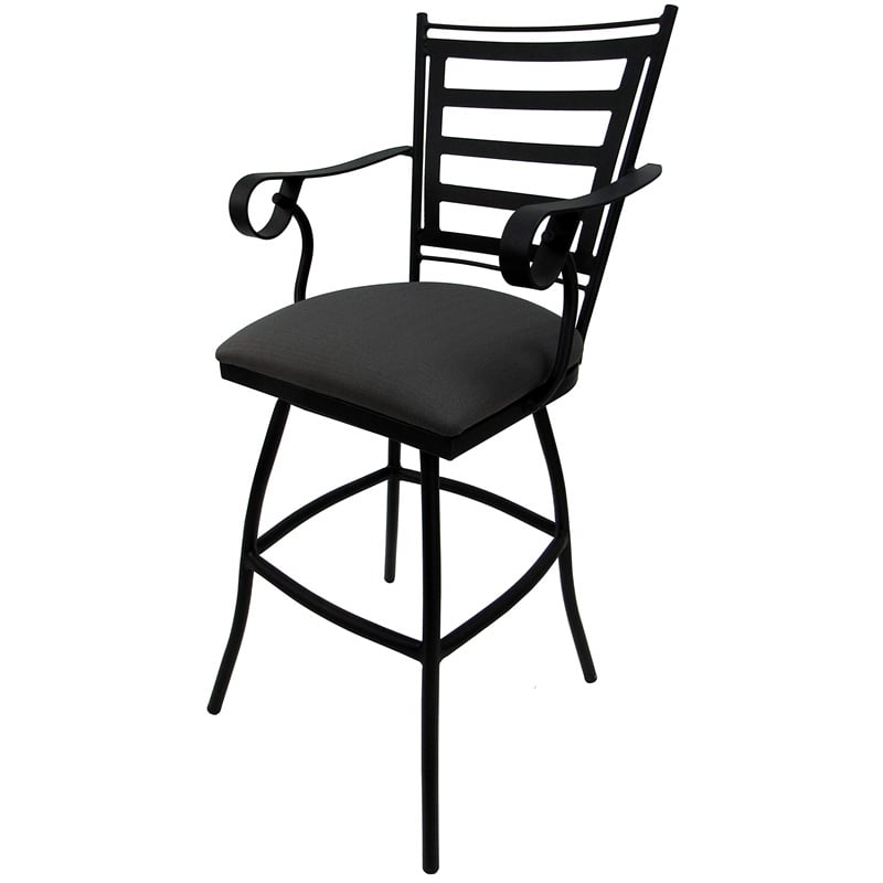 Outdoor Extra Tall Spectator Swivel Bar Stool 35
