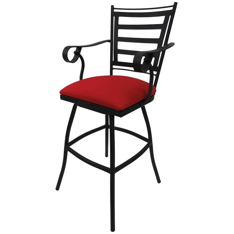 Outdoor Extra Tall Spectator Swivel Bar Stool 35