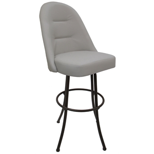 Swivel Metal Bar Stool 30&quot M-235 - Ocean Beige - coffee