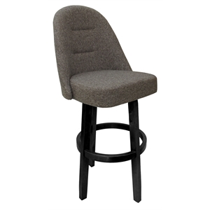 Swivel Bar Stool 30&quot M-235 Vivian Base - Mojave Grey - Black
