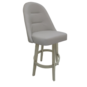 Extra Tall Swivel Bar Stool 34&quot M-235 Vivian Base - Ocean Beige - Beige
