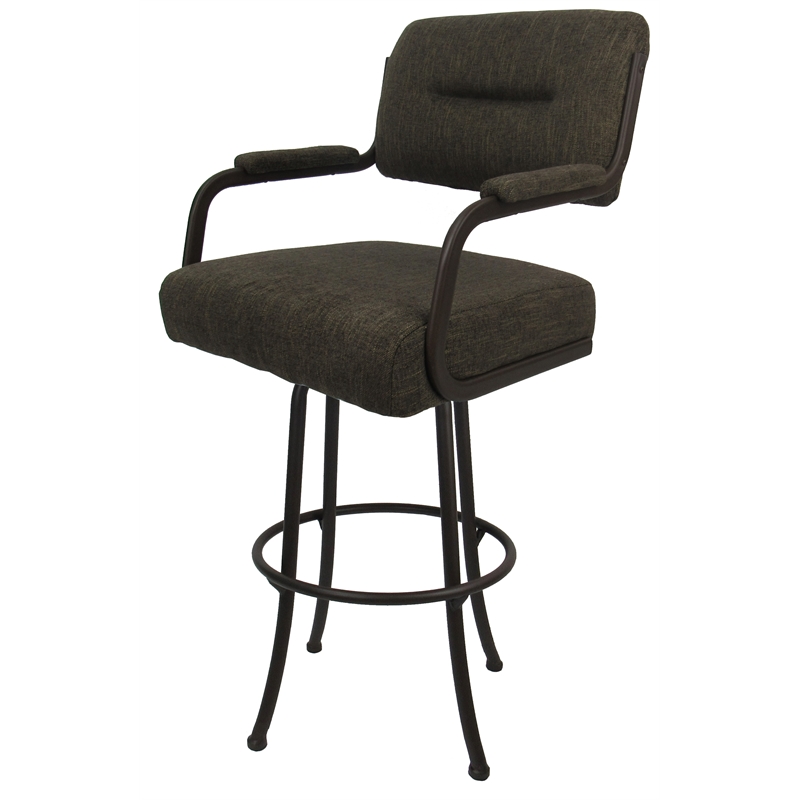 Swivel Counter Metal Bar Stool 26