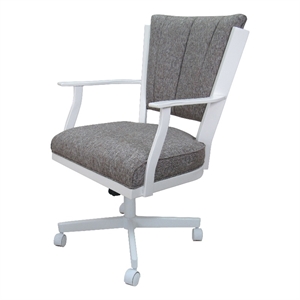 Montana Swivel Metal Dining Caster Chair on Reading Base