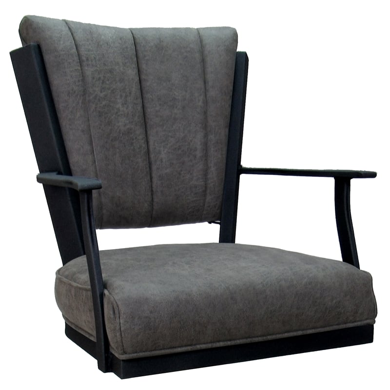 Montana Swivel Metal Dining Caster Chair on Reading Base