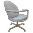 Swivel Metal Dining Caster Chair M-70 - Hemsath Slate - Beige