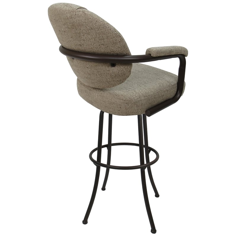 Swivel Counter Metal Bar Stool 26