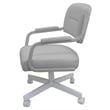 4 - Swivel Metal Caster Dining Chairs - M-110 Style