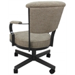 Swivel Metal Caster Dining Chair Miami -  Hemsath Driftwood - Grey