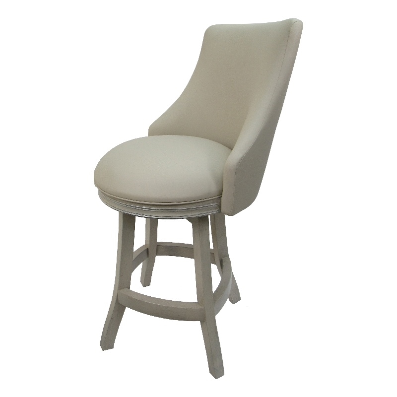 Swivel Wood Bar Stool Counter 26