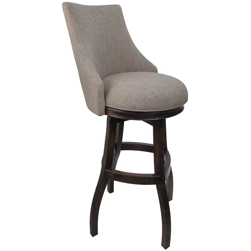 Swivel Wood Bar Stool Extra Tall 34