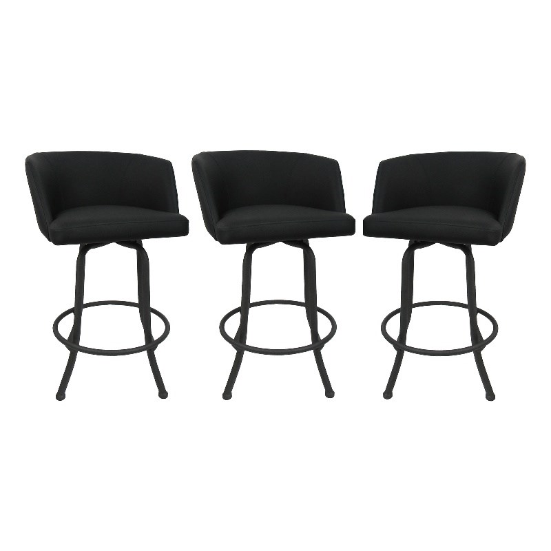 Swivel Counter Metal Bar Stool 26