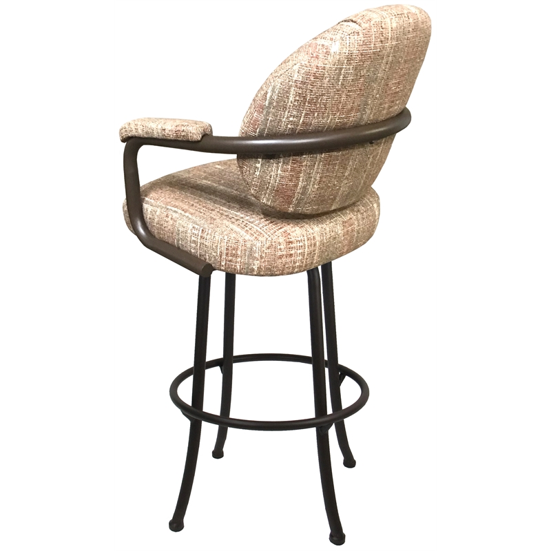 Swivel Counter Metal Bar Stool 26