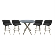 Crackle Glass Metal Pub Set 30