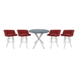 Crackle Glass Metal Pub Set 30