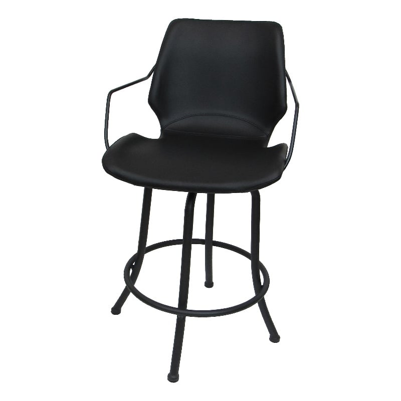 Swivel Counter Metal Bar Stool 26