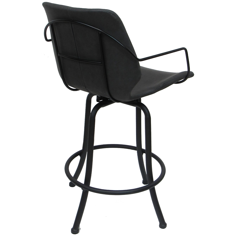 Swivel Extra Tall Metal Bar Stool 34