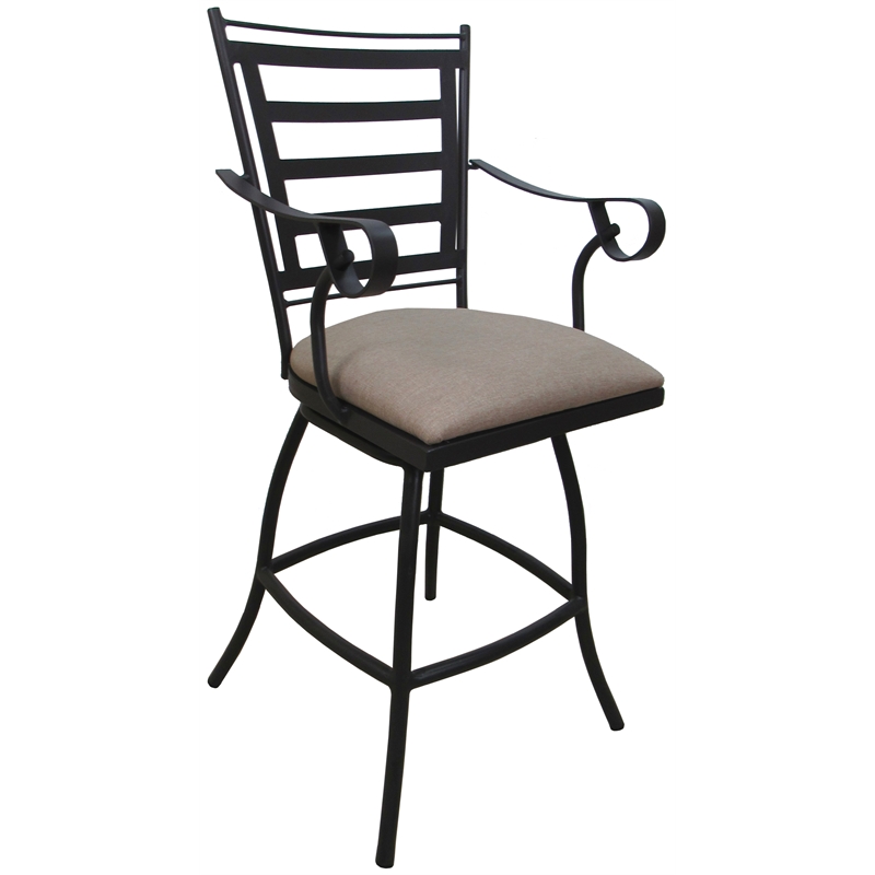 Jenna Outdoor/Indoor Extra Tall Bar Stool 35