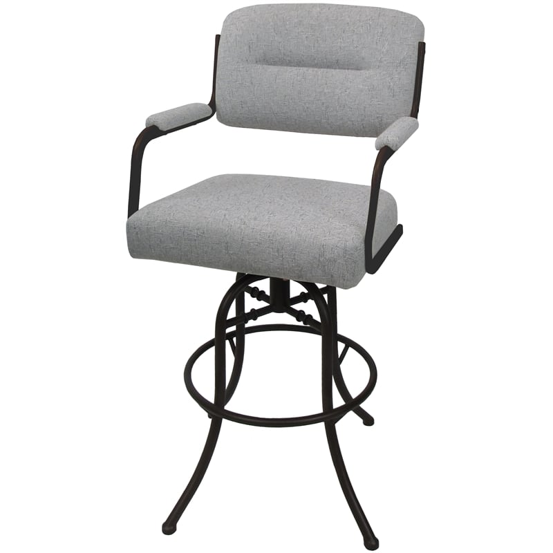 Swivel Tilt Metal Bar Stool 30
