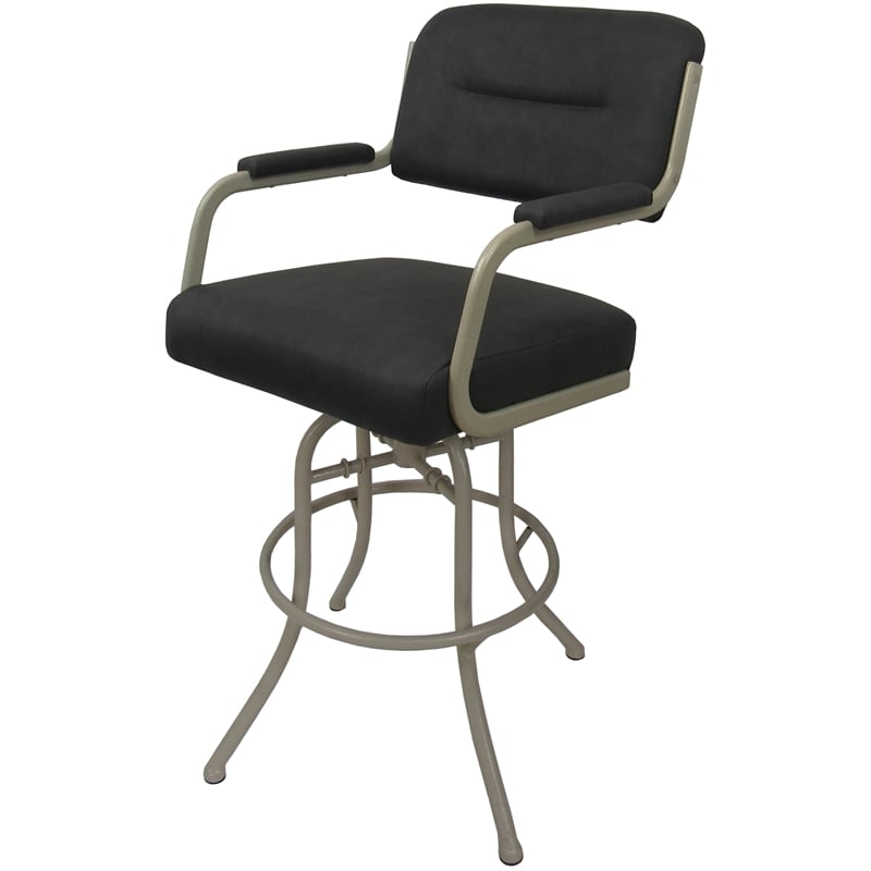 Swivel Counter Metal Bar Stool 26