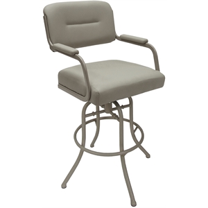 Swivel Metal Bar Stool 30&quot - M-110 - Ocean Beige Vinyl - Beige