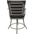 Outdoor/Indoor Patio Dining Chair - Jamey - Dark Gray Linen Fabric - Beige