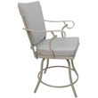 Outdoor/Indoor Patio Dining Set - Jamey - White Linen Fabric - Beige