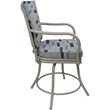 Outdoor/Indoor Patio Dining Set - Ofir - B-W Blue Beige  - Beige