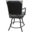 Outdoor/Indoor Patio Dining Set - Ofir - B-W Blue Beige - Gray