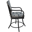 Outdoor/Indoor Patio Dining Set - Ofir - B-W Blue Beige - Gray