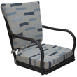 Outdoor/Indoor Patio Dining Set - Ofir - B-W Blue Beige - Gray
