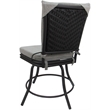 Outdoor/Indoor Patio Dining Chair - Ofir without Arms - White Linen - Gray