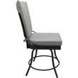 Outdoor/Indoor Patio Dining Chair - Ofir without Arms - White Linen - Gray