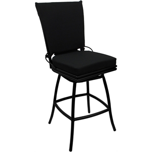 Outdoor or Indoor Counter 26&quot Bar Stool - Ofir without Arms - Black - Black