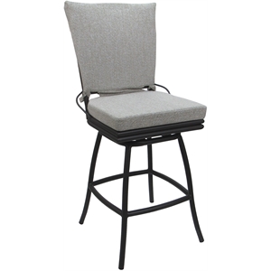 Outdoor or Indoor Counter 26&quot Bar Stool - Ofir without Arms - White - Gray