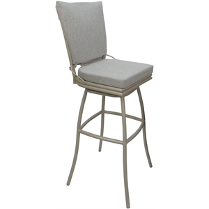 Outdoor or Indoor Bar Stool 30&quot Ofir without Arms - White - Beige