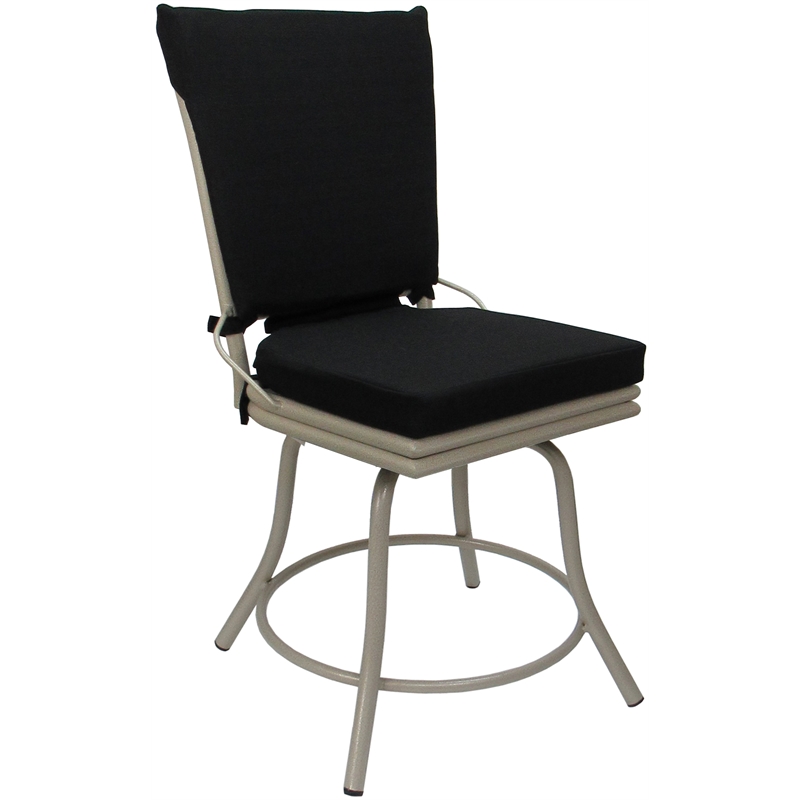 Outdoor Indoor Patio Dining Set - Ofir without Arms - Black - Beige