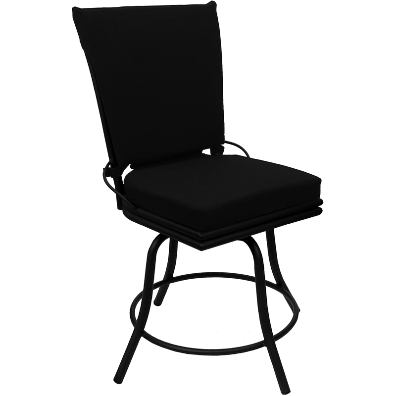 Outdoor Indoor Patio Dining Set - Ofir without Arms - Black - Black