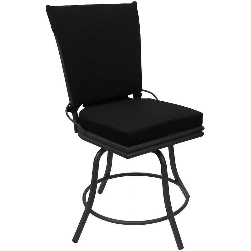 Outdoor Indoor Patio Dining Set - Ofir without Arms - Black - Gray