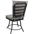Outdoor or Indoor Patio Dining Set - Jamey without Arms - White - Gray