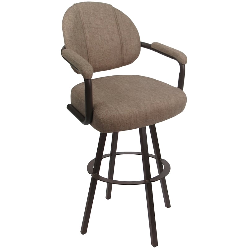 Swivel Counter Metal Bar Stool 26