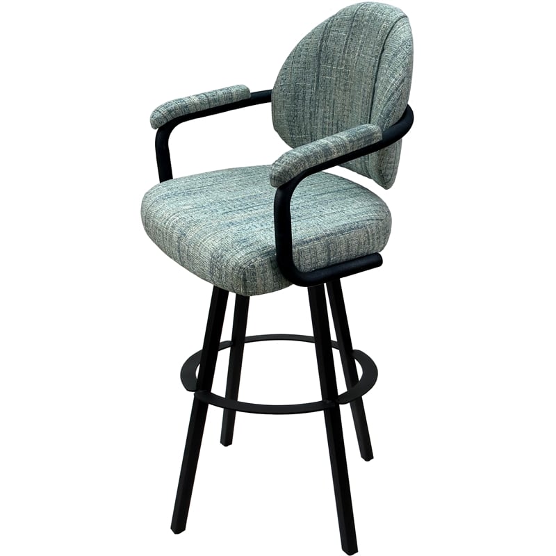 Swivel Counter Metal Bar Stool 26