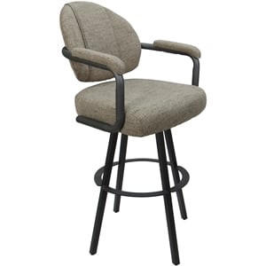 Swivel Extra Tall Metal 34&quot Stool - M-70 WB - Hemsath Driftwood Tan - Gray